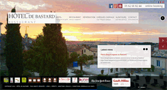 Desktop Screenshot of hotel-de-bastard.com