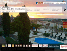 Tablet Screenshot of hotel-de-bastard.com